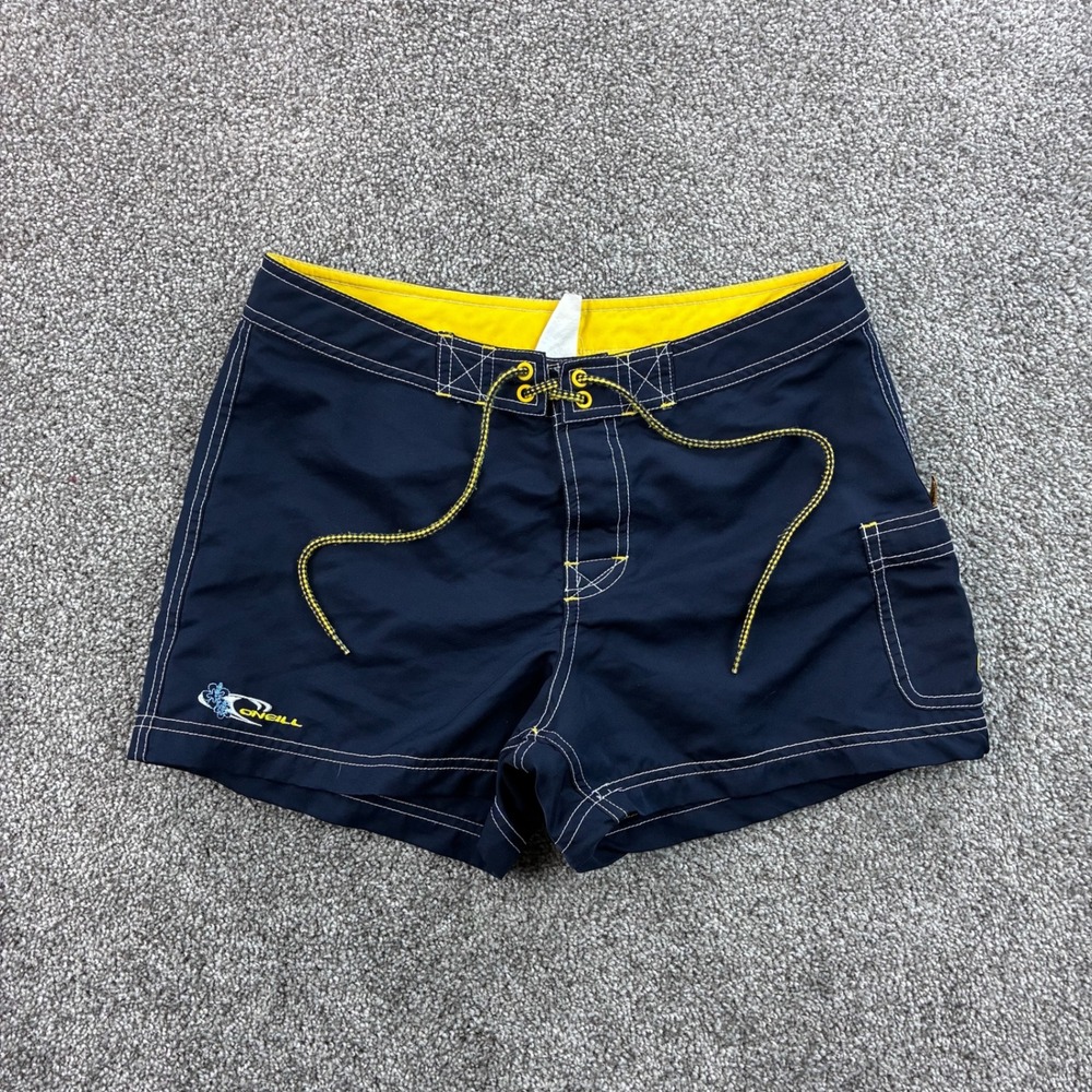 Vintage Y2K O'Neill Board Shorts Women's 9 Navy Surf Swim Beachwear Boy Shorts